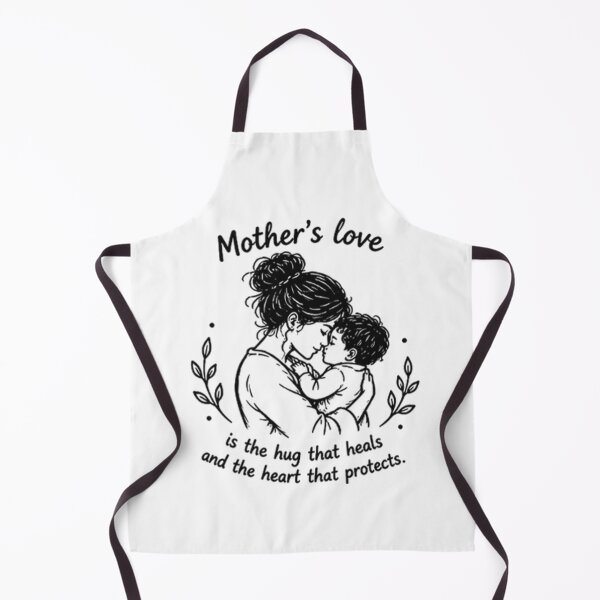 Item preview, Mother’s Love Is the Hug That Heals and the Heart That Protects | Minimalist Mom Quote Design designed and sold by MotivArtes.