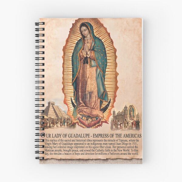 Item preview, Our Lady of Guadalupe Aztec Catholic Saint designed and sold by hispanicworld.