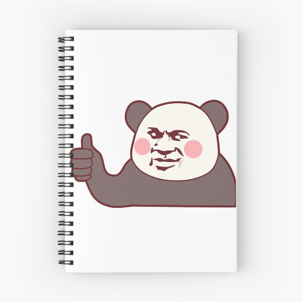 Item preview, Funny Panda Thumbs Up Ironic Meme Sticker designed and sold by B.A Design.