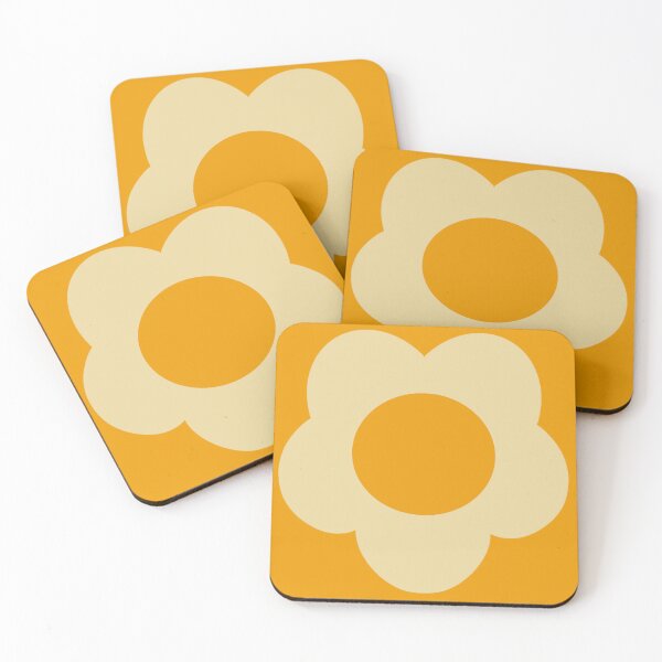 Item preview, Retro beige Flowers E9 – Vintage Flower Design  designed and sold by StefanStudioArt.