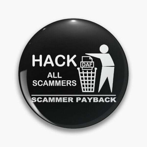 Item preview, Hack All Scammers; PayBack; designed and sold by StickerApe.