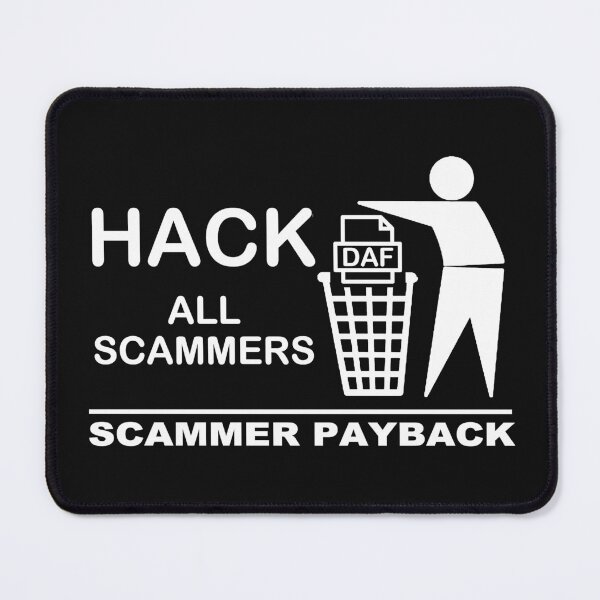 Item preview, Hack All Scammers; PayBack; designed and sold by StickerApe.