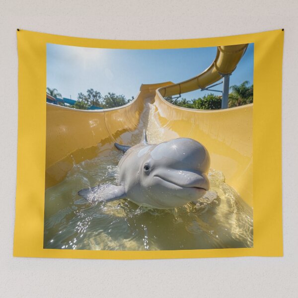 Item preview, Baby Beluga Whale Has a Fun Slide designed and sold by Tridentulus.