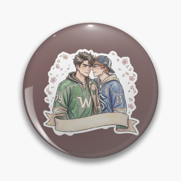 Item preview, Hockey Rivals Anime Sketch - Enemies to Lovers Romance designed and sold by Purpleclomb.