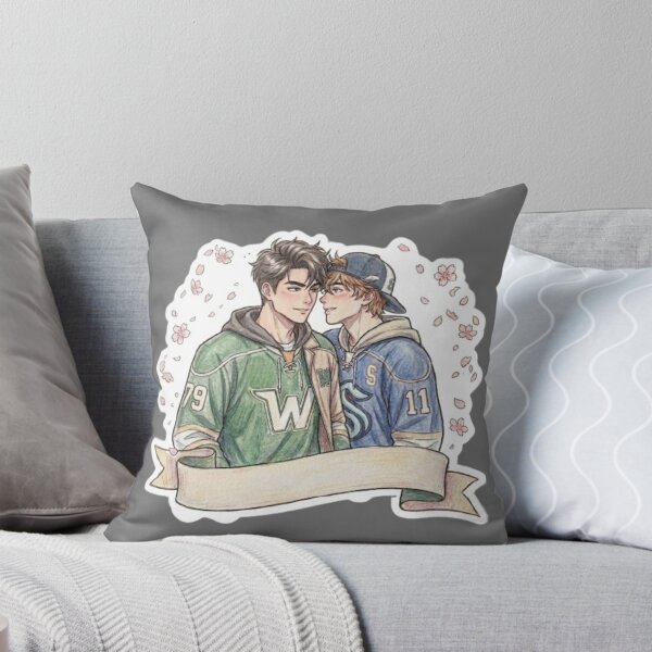 Item preview, Hockey Rivals Anime Sketch - Enemies to Lovers Romance designed and sold by Purpleclomb.