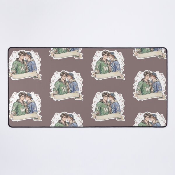 Item preview, Hockey Rivals Anime Sketch - Enemies to Lovers Romance designed and sold by Purpleclomb.