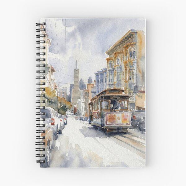Item preview, SF Cable Car Watercolor designed and sold by caracatita75.