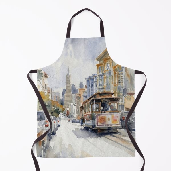Item preview, SF Cable Car Watercolor designed and sold by caracatita75.