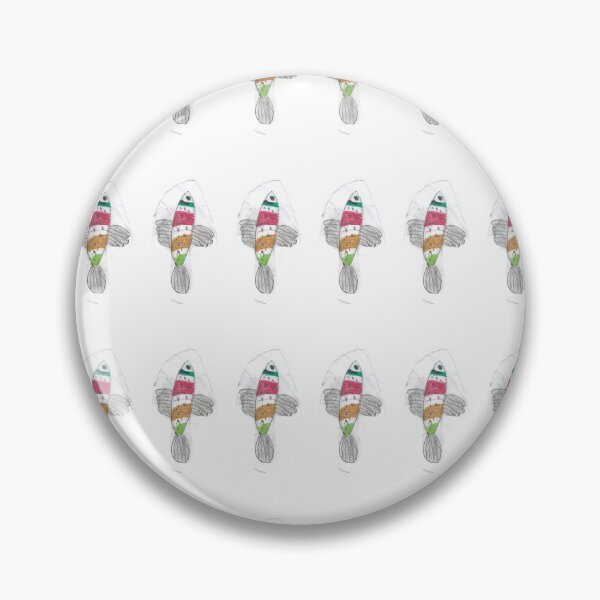 Item preview,  Colourful Striped Fish — Underwater Art  designed and sold by CreativeMiche.