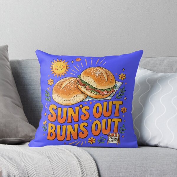Item preview, Sun's Out Buns Out Cheerful Retro Summer Design designed and sold by Terry Bain.