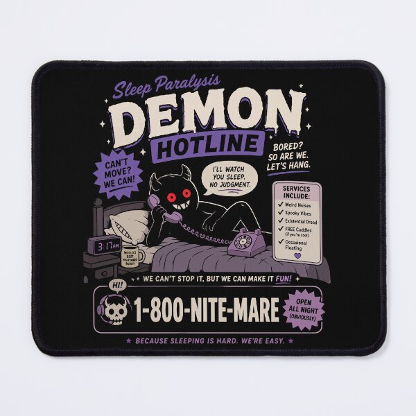 Item preview, Sleep Paralysis Demon Hotline designed and sold by GhoulishGraphX.