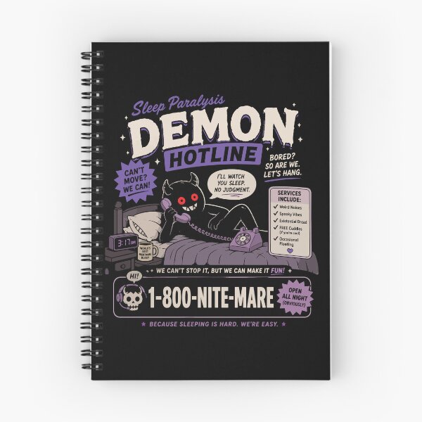 Item preview, Sleep Paralysis Demon Hotline designed and sold by GhoulishGraphX.