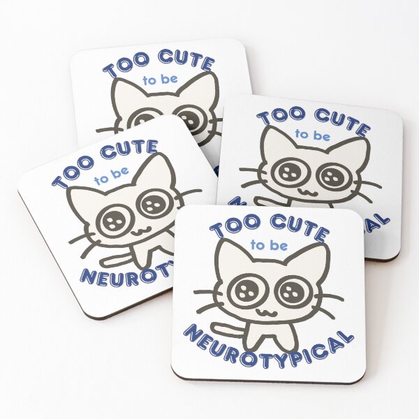 Item preview, too cute to be neurotypical designed and sold by  StudioAlunsina.