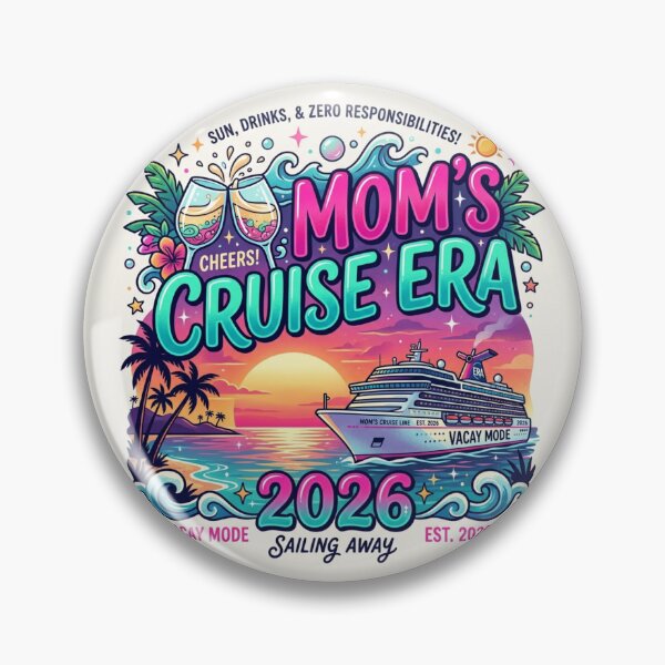 Item preview, Mom’s Cruise Era 2026 T-Shirt | Funny Mom Vacation Cruise Graphic Tee | Trendy Girls Trip Travel Shirt designed and sold by DmaarGroup.