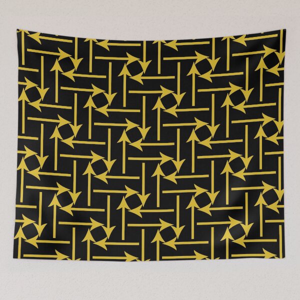 Item preview, Black & yellow arrows designed and sold by Mint + Midnight.