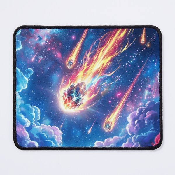 Item preview, Cosmic Rain: Falling Stars in Pastel Clouds designed and sold by Dzblack.