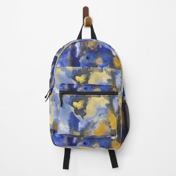 Item preview, Abstract blue and gold tones II designed and sold by Adriana Lopes.