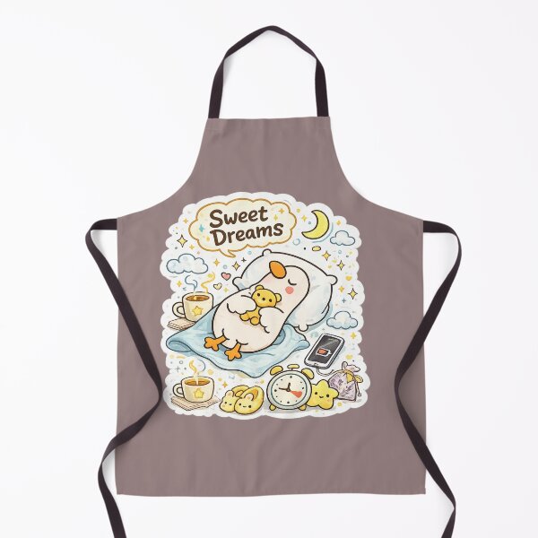 Item preview, Sweet Dreams Sleeping Duck Sticker | Cute Cozy Bedtime Duck Aesthetic Design designed and sold by sumodesign.
