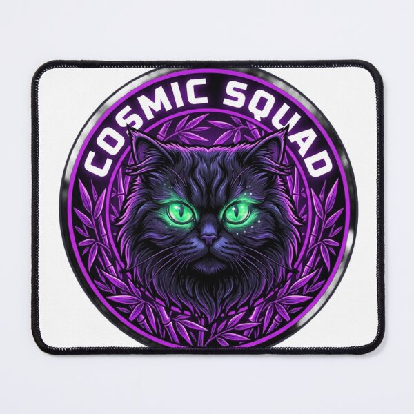Item preview, Cosmic Squad Space Cat Galaxy Badge designed and sold by JeevanStickers.