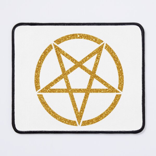 Item preview, The  gold wicca  Pentacle — Mystic Prints designed and sold by Liberty4Punk.