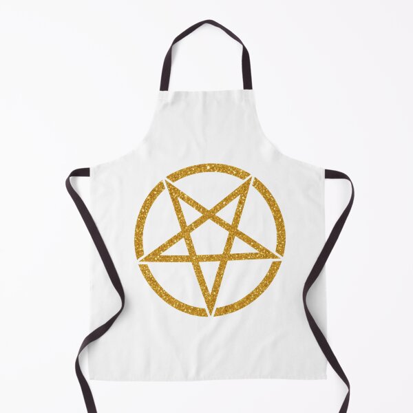 Item preview, The gold wicca Pentacle — Mystic Prints designed and sold by Liberty4Punk.