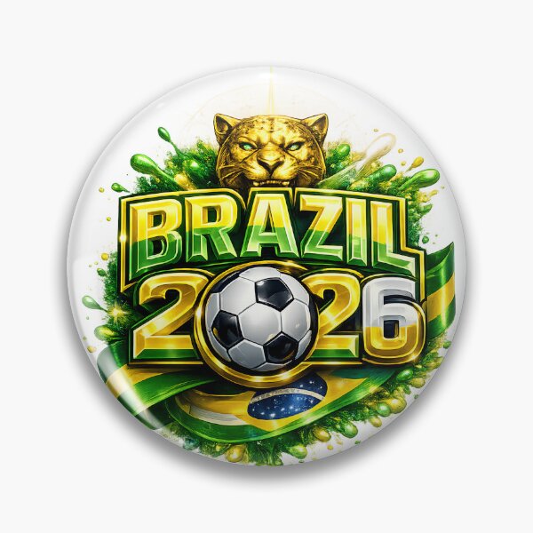 Item preview, Brazil 2026 World Cup Soccer Graphic designed and sold by Pix80Studio.