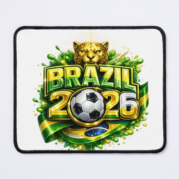 Item preview, Brazil 2026 World Cup Soccer Graphic designed and sold by Pix80Studio.