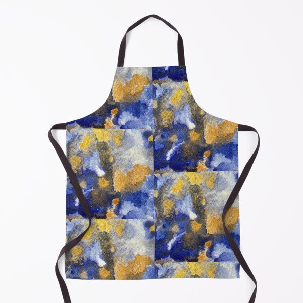 Item preview, Abstract blue and gold tones IV designed and sold by Adriana Lopes.