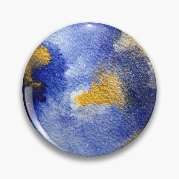 Item preview, Abstract blue and gold tones III designed and sold by Adriana Lopes.