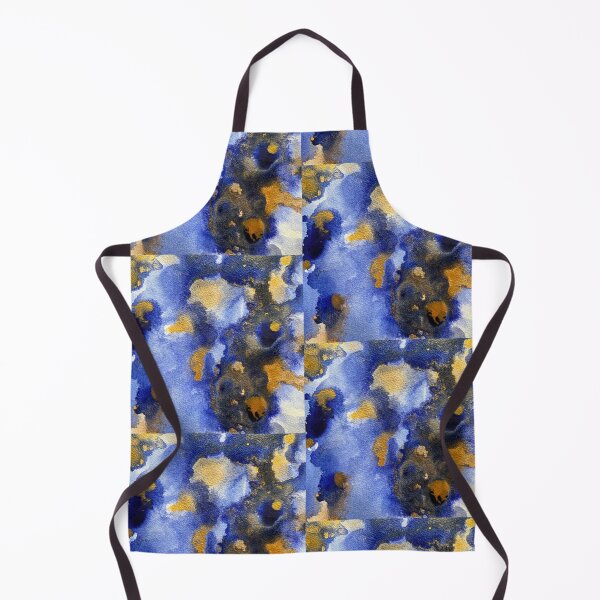 Item preview, Abstract blue and gold tones III designed and sold by Adriana Lopes.