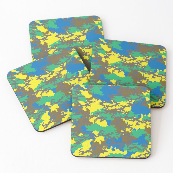 Item preview,  BLUE, YELLOW,GREEN, BROWN, GRAY CAMO PATTERN- URBAN / WOODLAND - MULTI USE designed and sold by V3GFX.