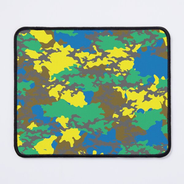 Item preview, BLUE, YELLOW,GREEN, BROWN, GRAY CAMO PATTERN- URBAN / WOODLAND - MULTI USE designed and sold by V3GFX.