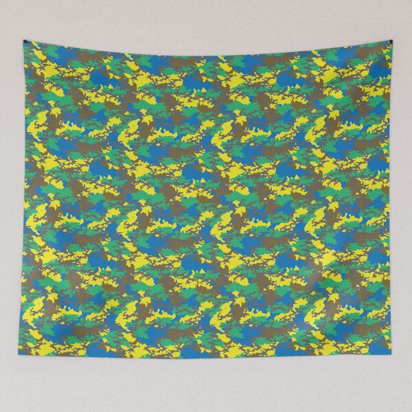 Item preview,  BLUE, YELLOW,GREEN, BROWN, GRAY CAMO PATTERN- URBAN / WOODLAND - MULTI USE designed and sold by V3GFX.