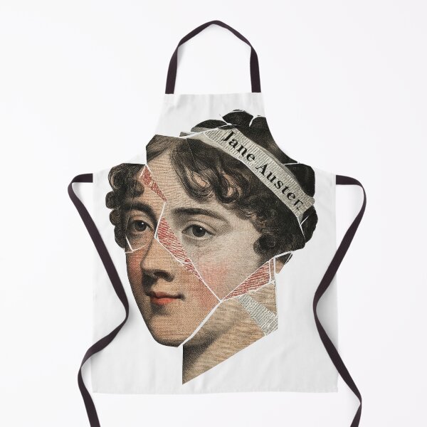 Item preview, Jane Austen – Literary Collage Portrait Art Print | Pride and Prejudice Regency Era Poster designed and sold by OzzFrequency.