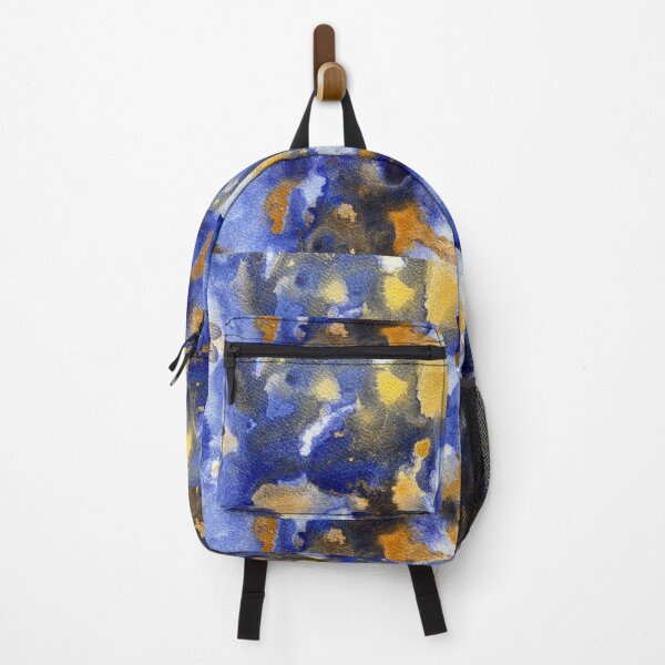 Item preview, Abstract blue and gold tones V designed and sold by Adriana Lopes.