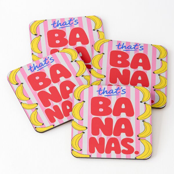 Item preview, That’s Bananas Pop Art Typography designed and sold by POD DYNASTY | Original Print On Demand T-Shirt Graphics.