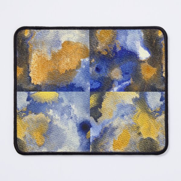 Item preview, Abstract blue and gold tones VI designed and sold by Adriana Lopes.