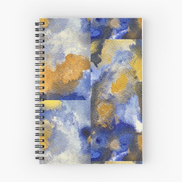 Item preview, Tonos abstractos azules y dorados VI designed and sold by Adriana Lopes.