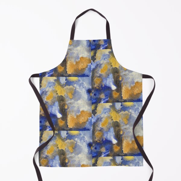Item preview, Abstract blue and gold tones VI designed and sold by Adriana Lopes.
