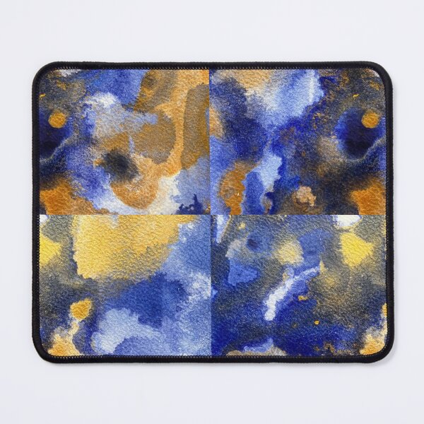 Item preview, Abstract blue and gold tones VII designed and sold by Adriana Lopes.