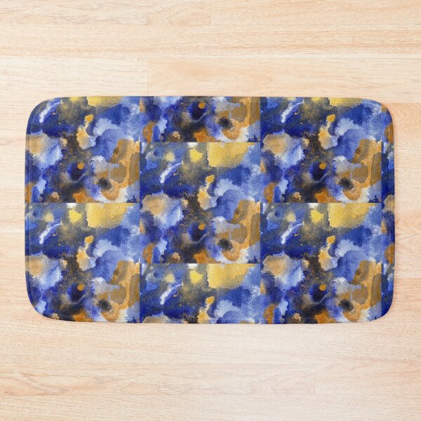 Item preview, Abstract blue and gold tones VII designed and sold by Adriana Lopes.