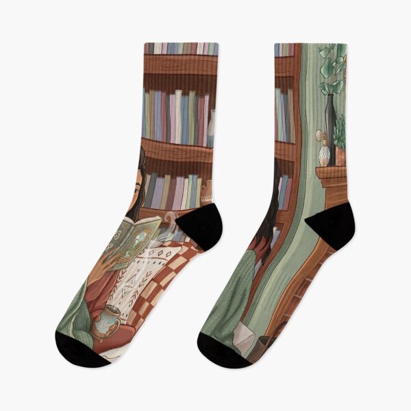 Item preview, Just a Girl Who Loves Books!! - Cozy Book Lover Aesthetic Girl!! - Girl reading in her cozy reading nook - The cozy reading nook for a bookworm designed and sold by SoffyLee586.