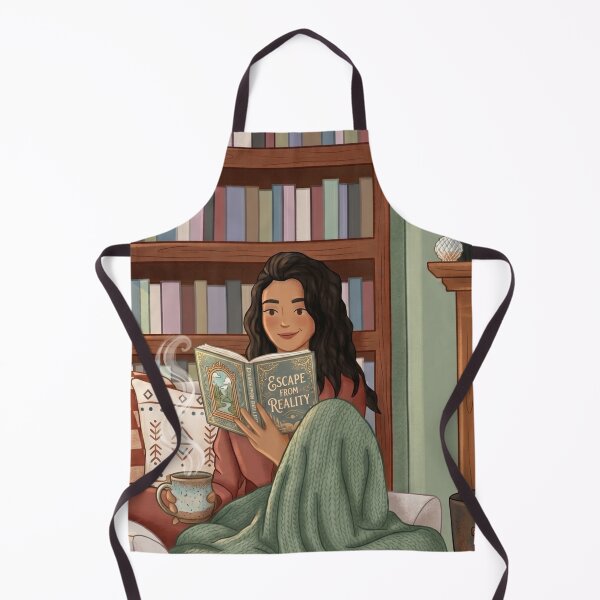 Item preview, Just a Girl Who Loves Books!! - Cozy Book Lover Aesthetic Girl!! - Girl reading in her cozy reading nook - The cozy reading nook for a bookworm designed and sold by SoffyLee586.