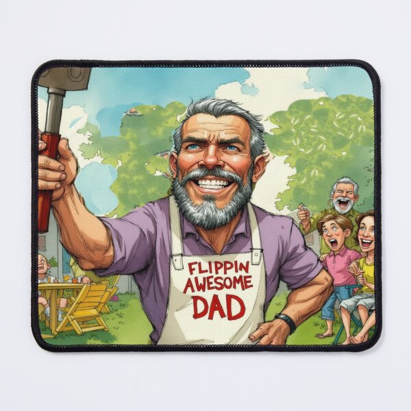 Item preview, Funny Dad Grilling designed and sold by Beyond The Canvas.