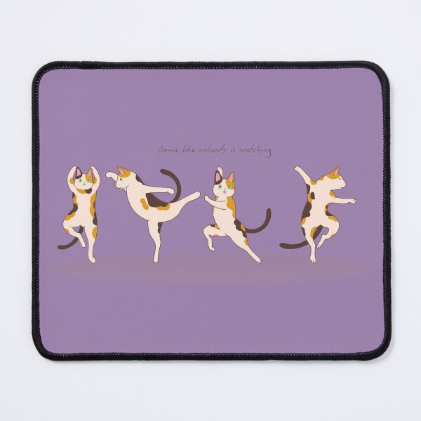 Item preview, Dance Like Nobody Is Watching - Cute Dancing Calico Cats designed and sold by samahl_l.