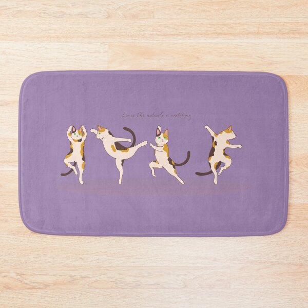 Item preview, Dance Like Nobody Is Watching - Cute Dancing Calico Cats designed and sold by samahl_l.