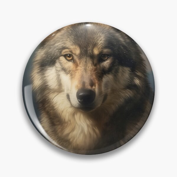 Item preview, Wild wolf on top of a rock | Portrait designed and sold by Almirante's Hub.