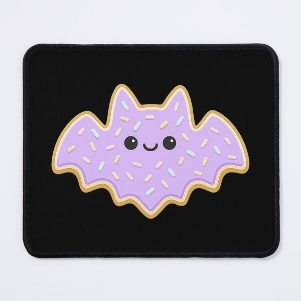 Item preview, Kawaii Lavender Bat Cookie with Sprinkles designed and sold by Questionable Taste.