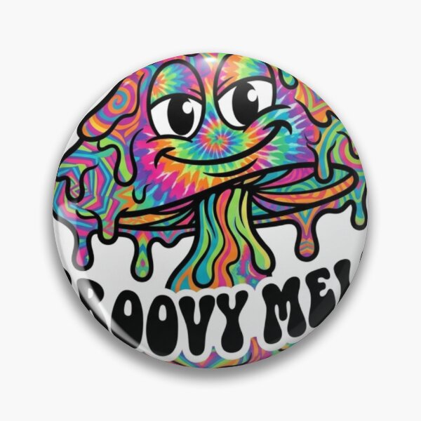 Item preview, Groovy Melt Trippy Melting Mushroom Sticker designed and sold by JeevanStickers.