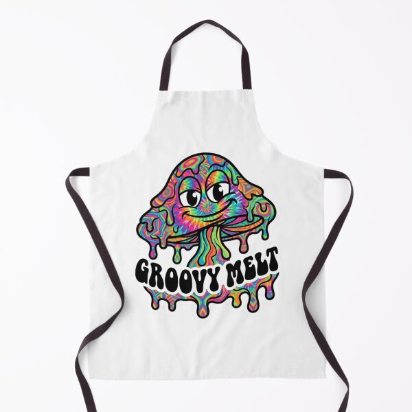 Item preview, Groovy Melt Trippy Melting Mushroom Sticker designed and sold by JeevanStickers.